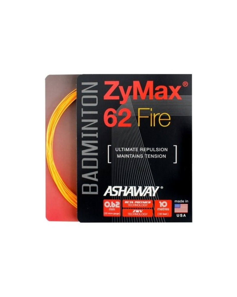 Naciąg do badmintona ZyMax 62 Fire - set