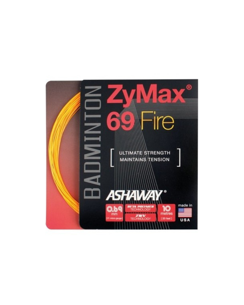 Naciąg do badmintona ZyMax 69 Fire - set