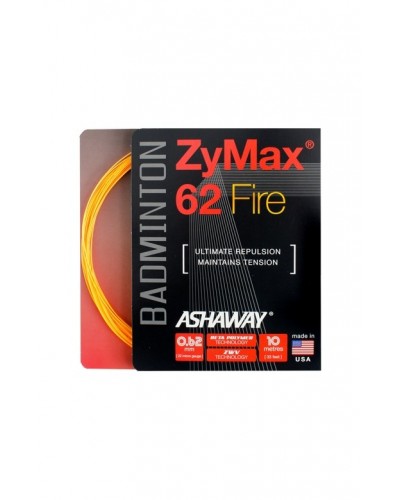 Naciąg do badmintona ZyMax 62 Fire - set ASHAWAY