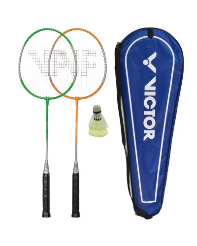 Zestaw do badmintona rakietki + lotki + pokrowiec VICFUN Hobby B
